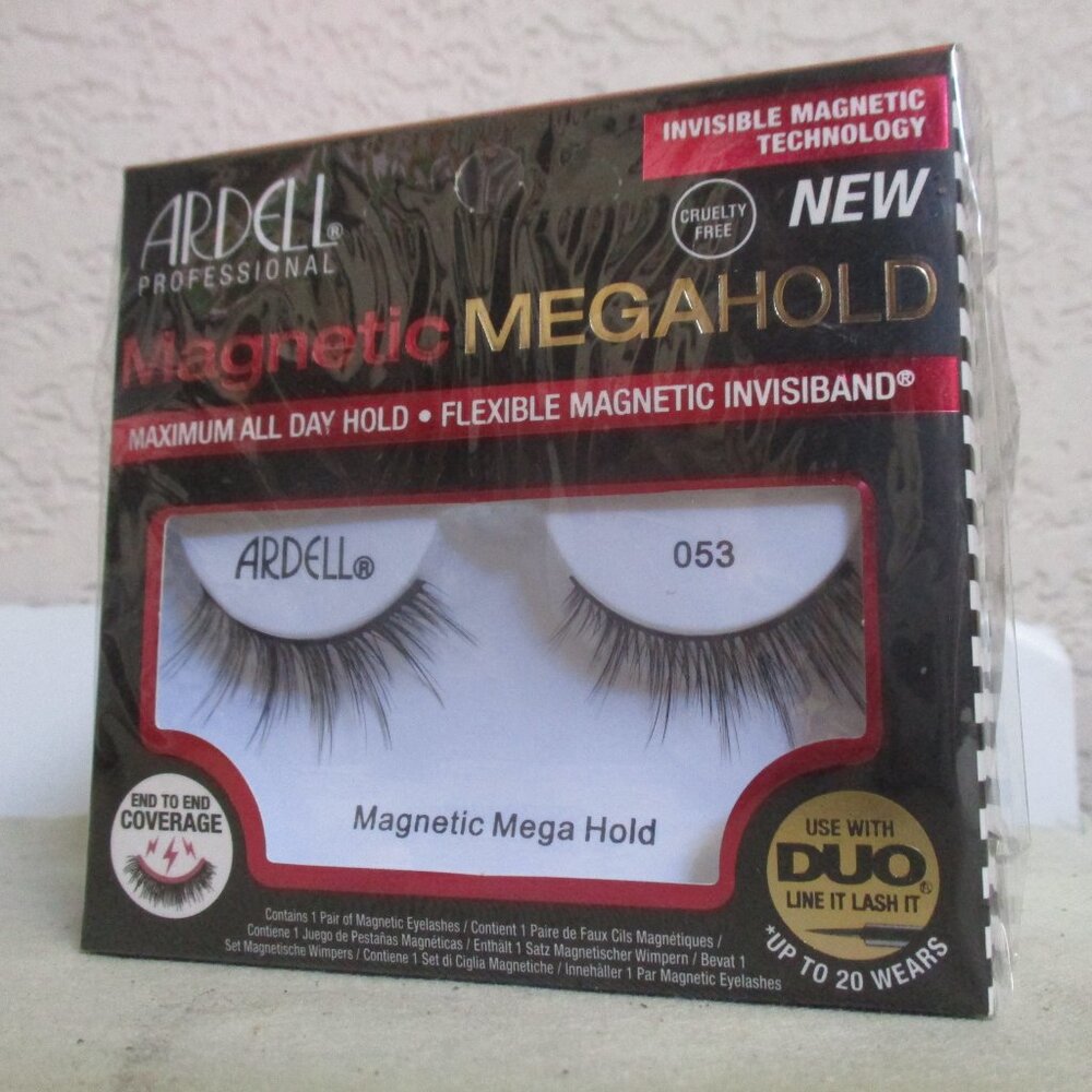 3--4 Packs of Ardell Professional #053 Magnetic Megahold Eyelashes